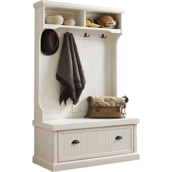 Oak Concave Techie Hall Trees You'll Love Wayfair